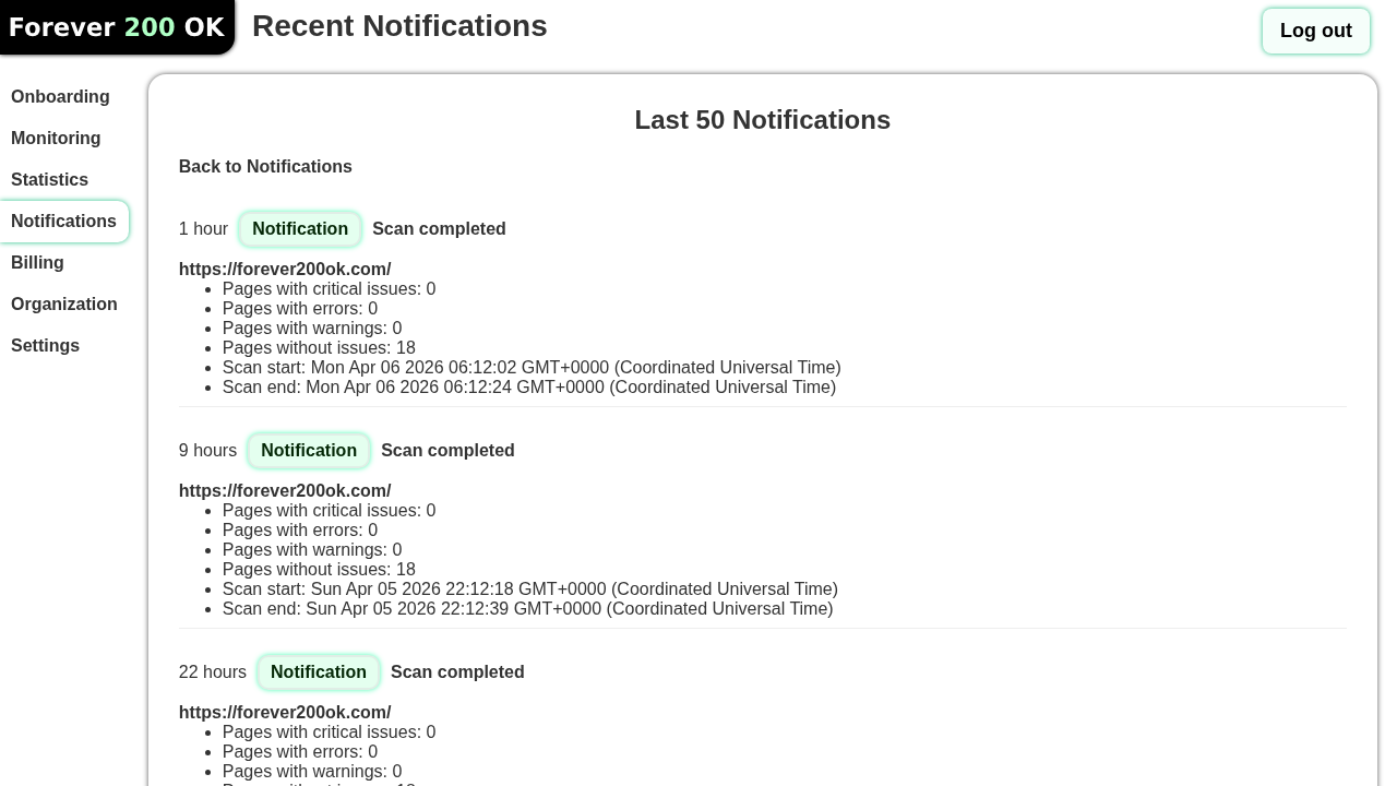 notifications